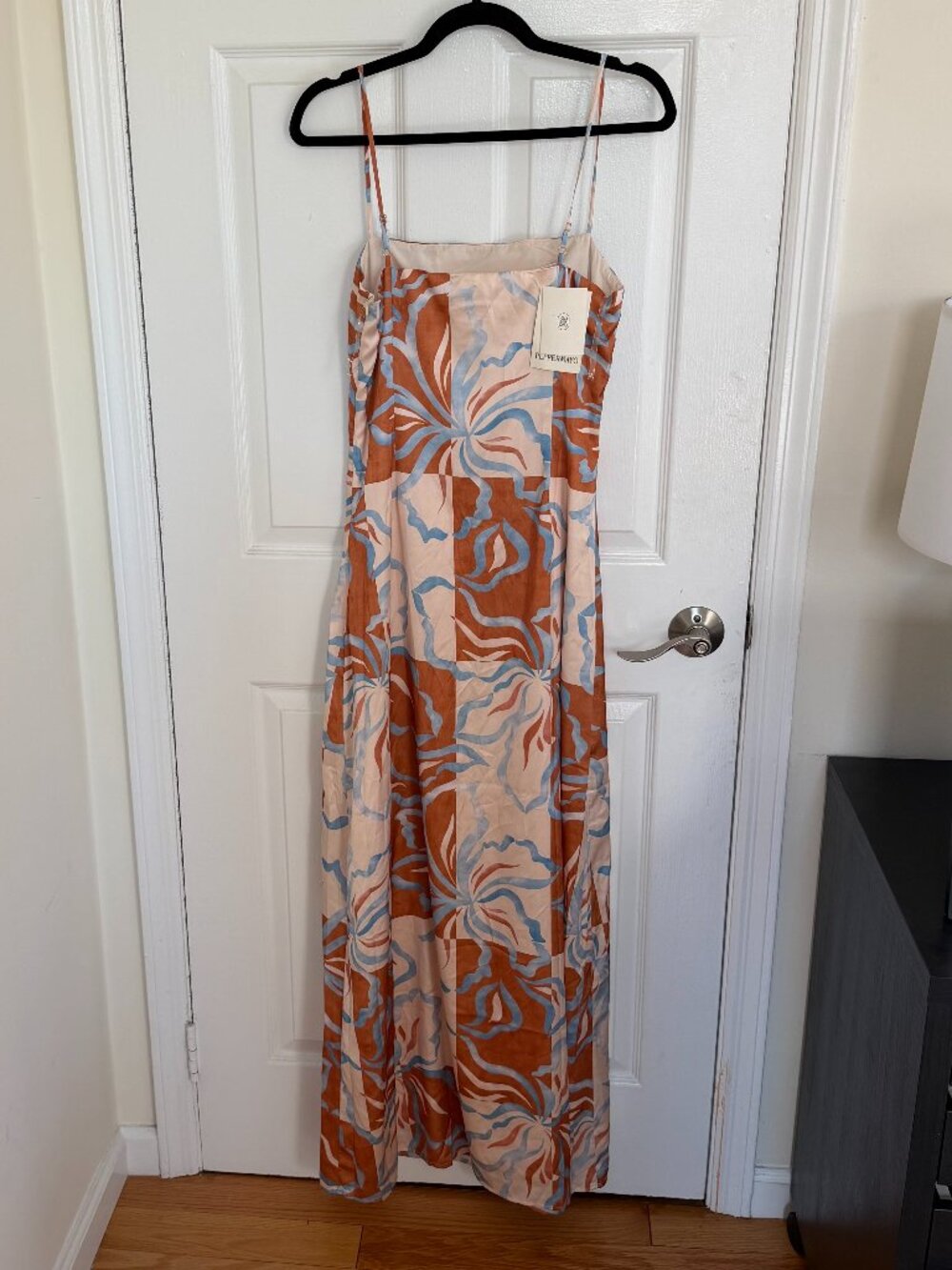 Peppermayo Aster Bloom Maxi Dress - Orange Blue - Picture 4 of 5